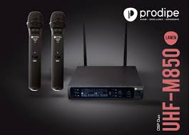 UHF M850 DSP Duo Lanen - Micro Prodipe