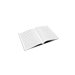 Cahier de musique 12 portées - 1