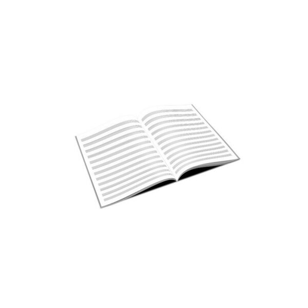 Cahier de musique 12 portées - 1