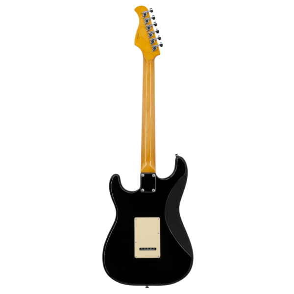ST93 Alder TBK Guitare Électrique Prodipe HSS - Aulne Flame Top Trans Black - 1