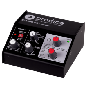 Interface Prodipe USB Audio - 2-in (1 x combo) / 2-out