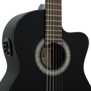 Guitare Classique Électro Prodipe Primera 4/4 CEQ Noir Brillant